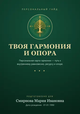 Страница 1 персонального гайда