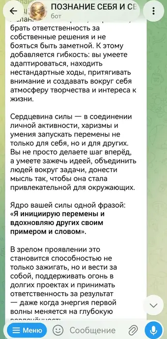 Разбор в чате с ассистентом, кадр 2